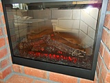 電器式　暖炉